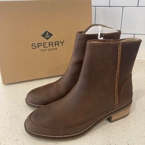 Sperry Seaport Storm Mid Bootie 7 NWT